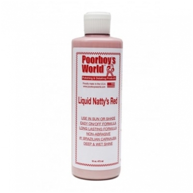 Poorboy's World Natty's Liquid Wax Red skystas vaškas