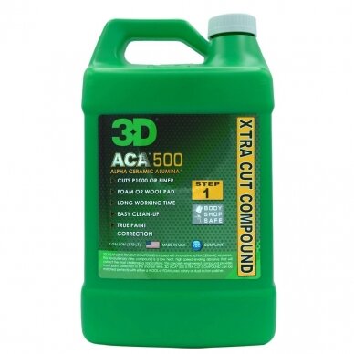 3D ACA X-tra Cut Compound 3.78L korekcijos pasta