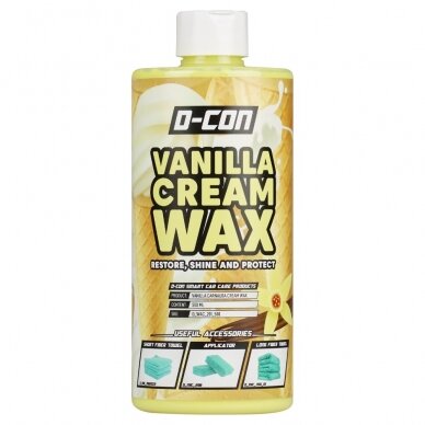 D-Con Vanilla Cream Carnauba Wax skystas karnaubos vaškas