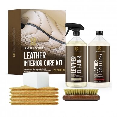 Leather Expert Leather Interior Care Kit 1000ml odos priežiūros rinkinys