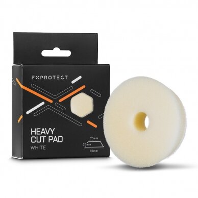 FX Protect White Heavy Cut Pad kietas korekcijos padas 1