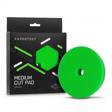 FX Protect Green Medium Cut Pad vidutinis poliravimo padas 2