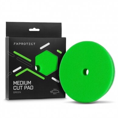 FX Protect Green Medium Cut Pad vidutinis poliravimo padas 3