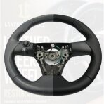 Leather Expert Leather Steering Wheel Restoration Kit Black vairo remonto komplektas