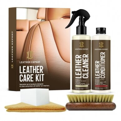 Leather Expert Leather Interior Care Kit 250ml odos priežiūros rinkinys