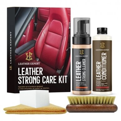 Leather Expert Leather Strong Care Kitodos priežiūros rinkinys