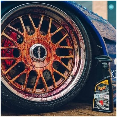 Meguiar's Ultimate All Wheel Cleaner ratlankių valiklis 2