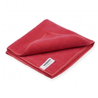 Wax Pro Premium Microfiber Red mikropluošo šluostė